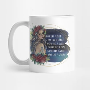 Queen Hippie Sailor Gypsy Witch & Warrior Mug